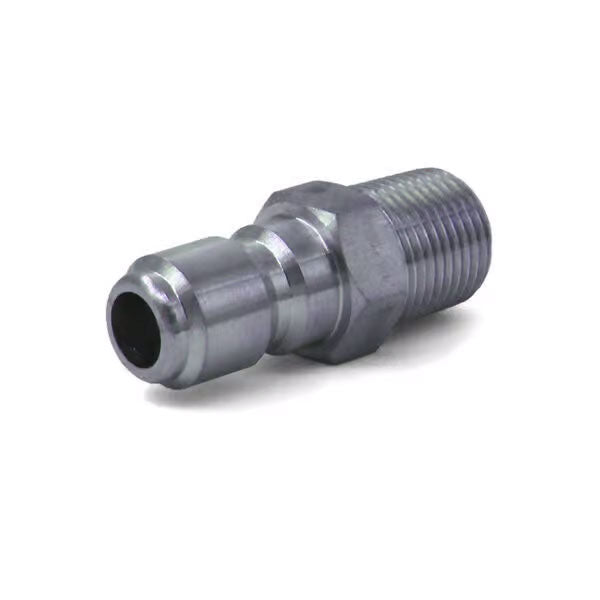 Quick Coupler Nipple, 3/8″ MPT 4000 PSI Steel