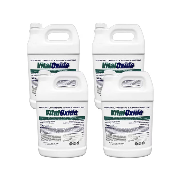 VITAL OXIDE - DISINFECTANT- 4 Pack -1 gallon size