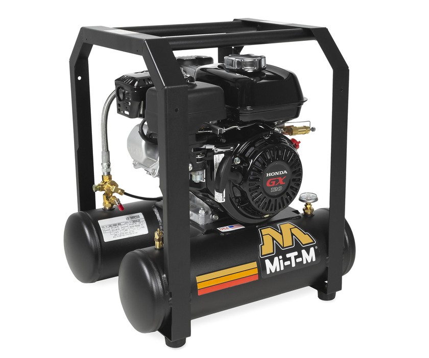 5-Gallon Industrial Single Stage Gasoline Air Compressor (Honda Engine)