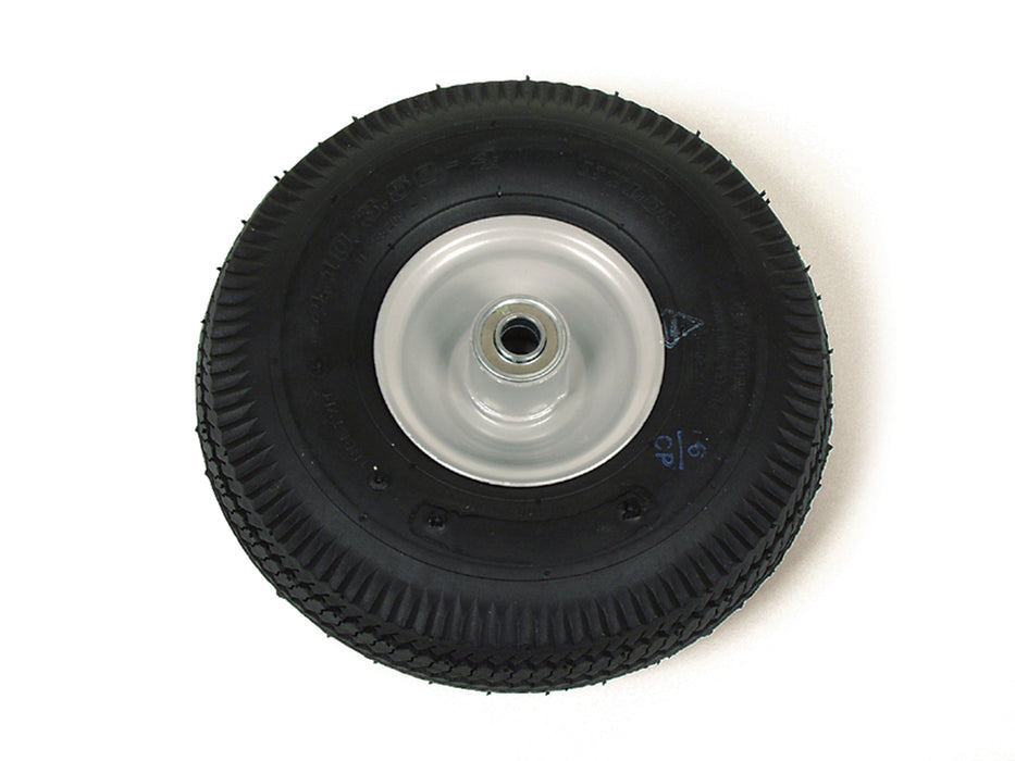 QH WHEEL ASSY, 10" GRAY STEEL RIM W/TUB